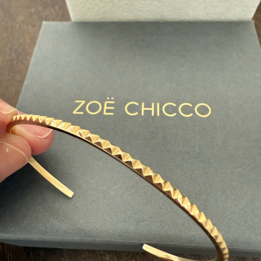 Zoe Chicco 14k Yellow Gold Cuff Bracelet